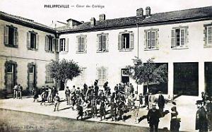 2162- Philippeville - College - Cour